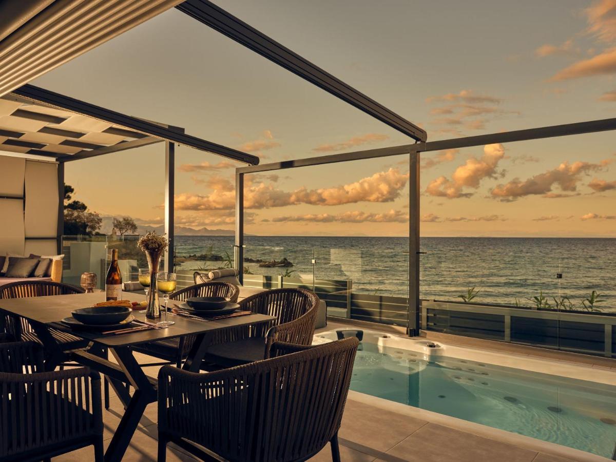 Blue View Villa - Coastal Elegance With Swim Spa, By Zantewize Alykanas  Exterior photo