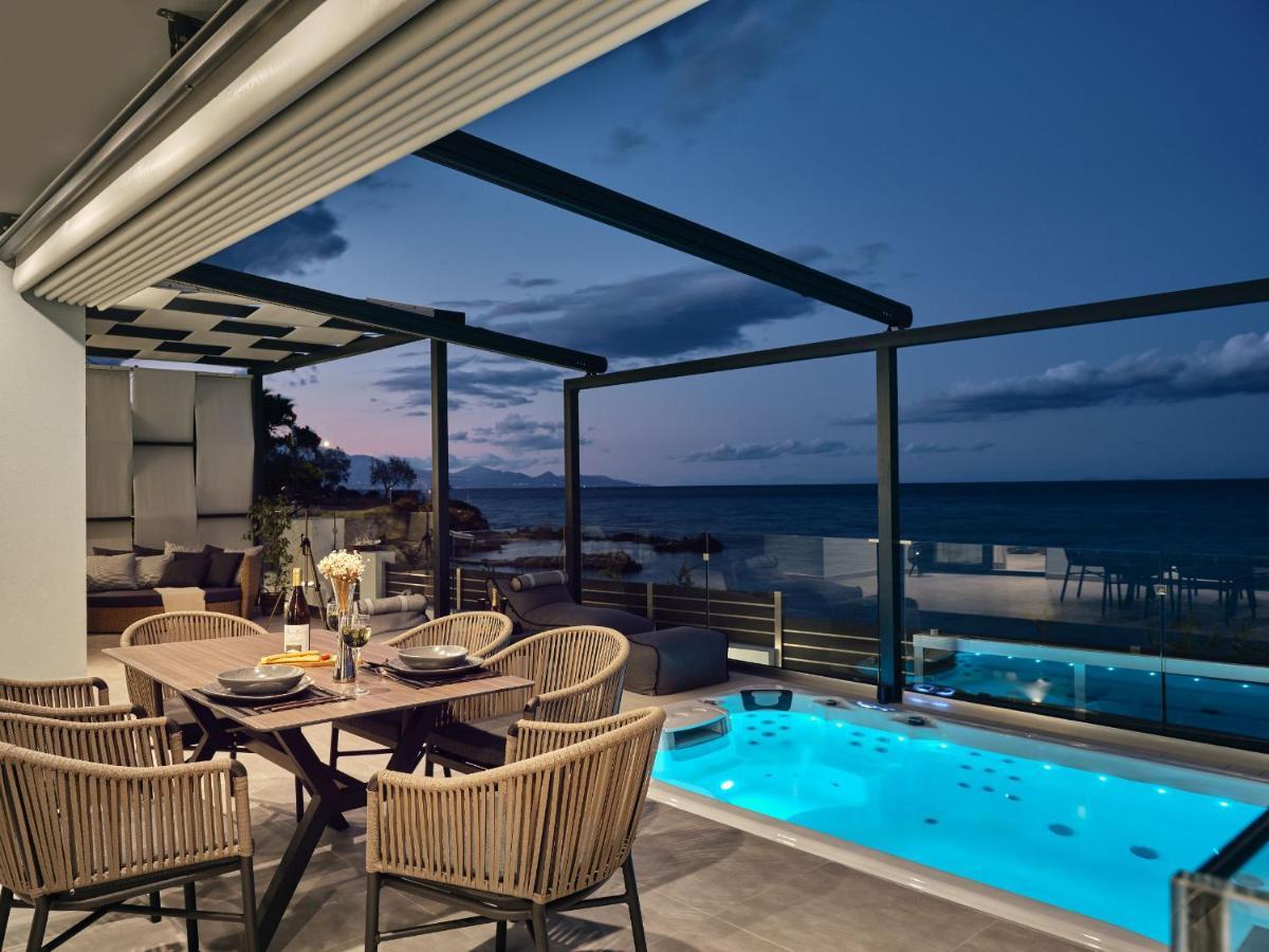 Blue View Villa - Coastal Elegance With Swim Spa, By Zantewize Alykanas  Exterior photo